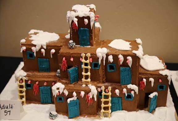 Pueblo Gingerbread House Contest at the Indian Pueblo Cultural Center