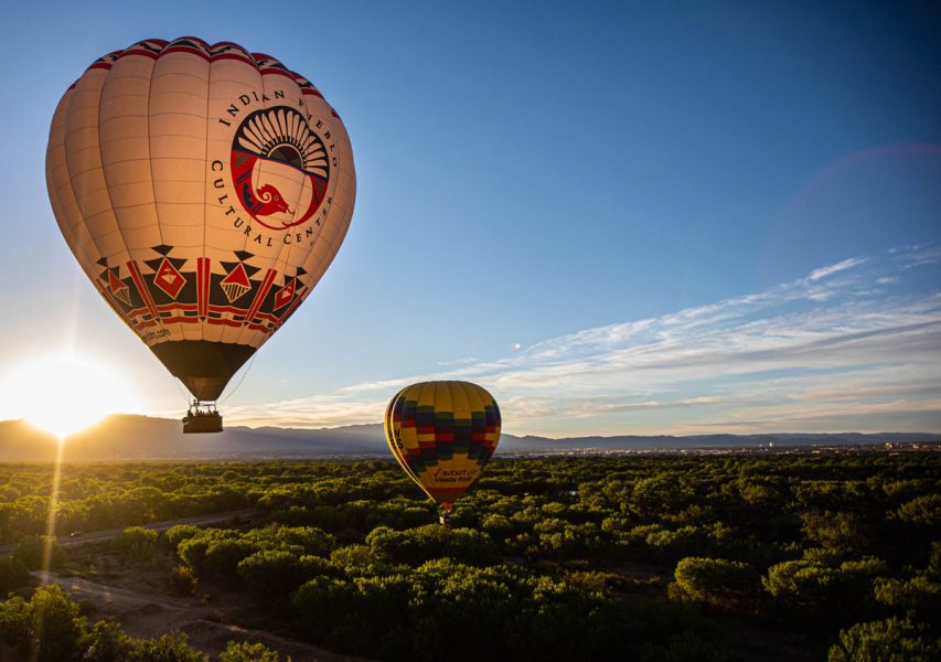 “EYAHNE ON THE HORIZON” Hot Air Balloon | Indian Pueblo Cultural Center