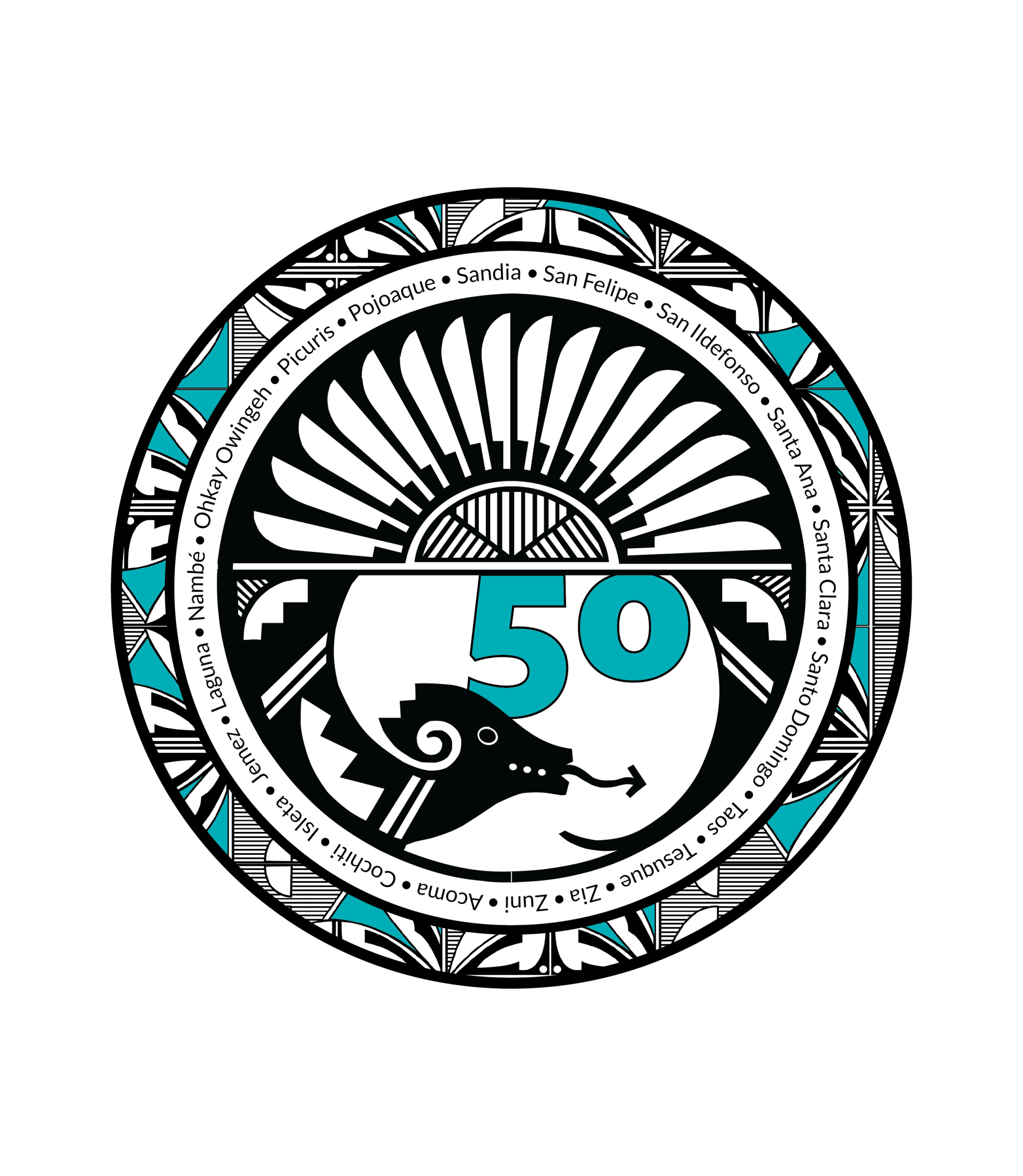 IPCC 50th Logo Emblem TURQArtboard 5