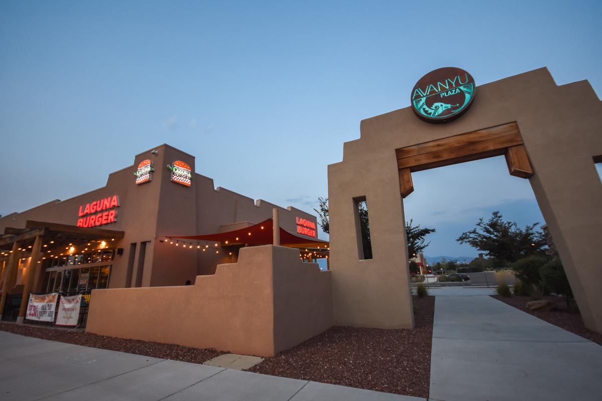 Avanyu Plaza by the Indian Pueblo Cultural Center on 12th Street