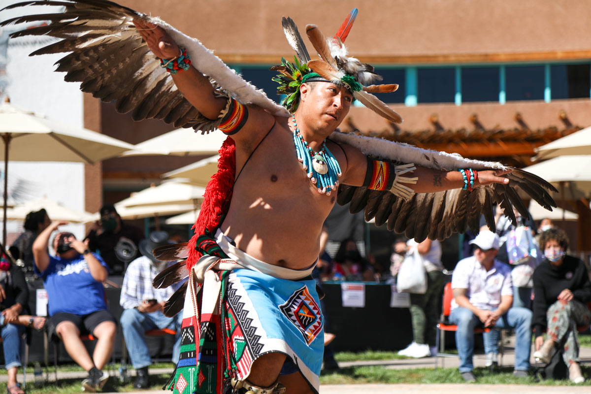 Cellicion Eagle Dancer Zuni Pueblo