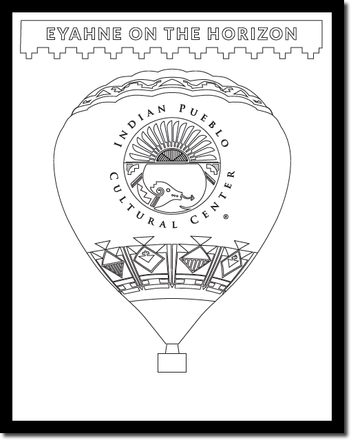 Eyahne On The Horizon Indian Pueblo Cultural Center hot air balloon
